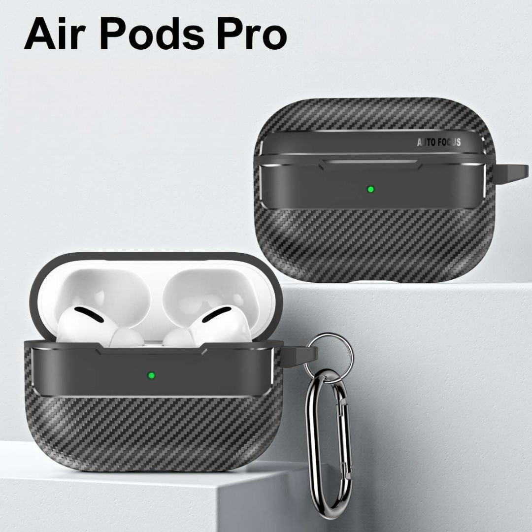 AirPodsproケース  AirPods Pro カーボン保護ケース